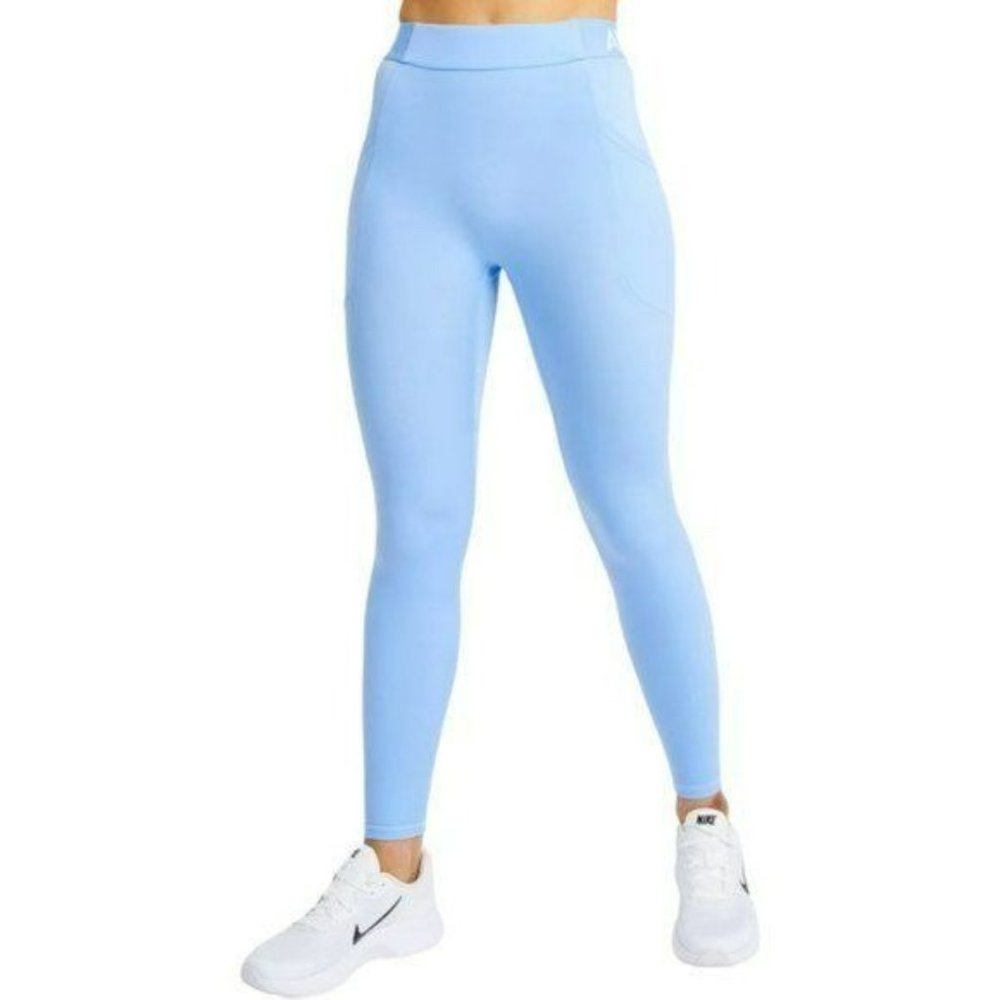 AYBL  Leggings Motion Seamless Blue Women's Size Small Made in United Kingdom